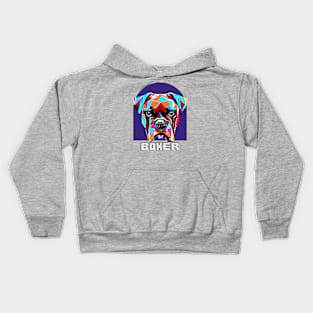 Boxer Dog Kids Hoodie